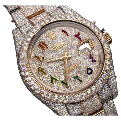 arab dial rolex|arabic dial rolex iced out.